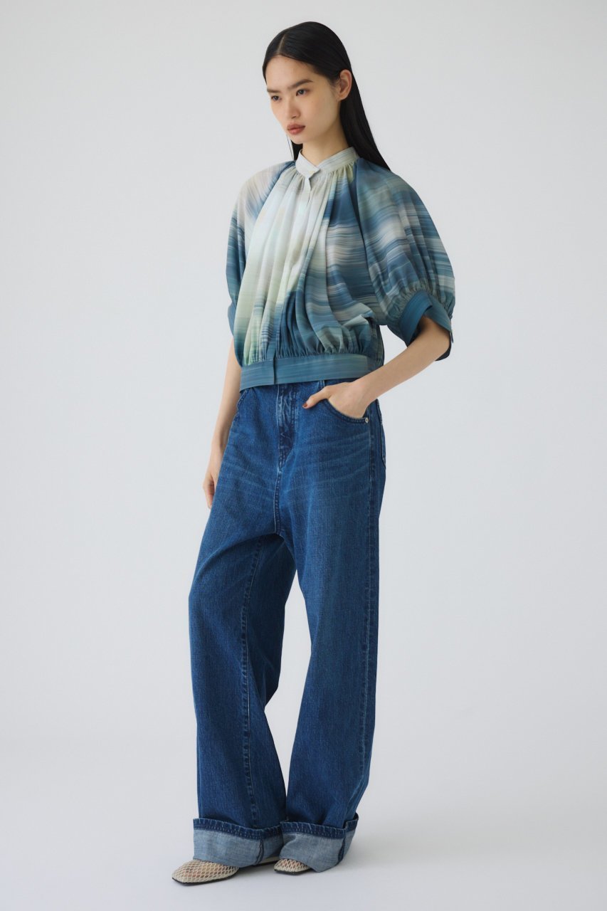 【リムアーク/RIM.ARK】のMiddle straight blue denim/パンツ 大人の最旬トレンドファッション＆コーディネート founy(ファウニー) 　ファッション　Fashion　レディースファッション　Fashion for Women　パンツ　Pants & Trousers　デニムパンツ・ジーンズ・美脚デニム　Denim Jeans & Pants　スタンダード　Standard, Basic　デニム　Denim, Jeans Material　ワイド　Wide, Wide Fit　人気　Popular, Best Seller　other-6|ID: prp329100004894934 ipo3291000000036932304