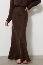 【ウィムガゼット/Whim Gazette】のキュプラフィブリルフレアスカート 人気、トレンドファッション・服の通販 founy(ファニー) ファッション Fashion レディースファッション Fashion for Women スカート Skirts Aライン・フレアスカート A-Line & Flared Skirts ロングスカート Long Skirts / Maxi & Midi Skirts おすすめ Recommended / Our Picks キュプラ Cupro, Eco Fabric セットアップ Set-Up, Coordinated Outfit ツイル Twist, Twisted Detail フレア Flare, Flared マーメイド Mermaid, Fishtail Silhouette ロング Long, Long-Length エレガント 上品 Elegant 新作・新入荷 New Arrivals / New In thumbnail ブラウン|ID: prp329100004894941 ipo3291000000036591843