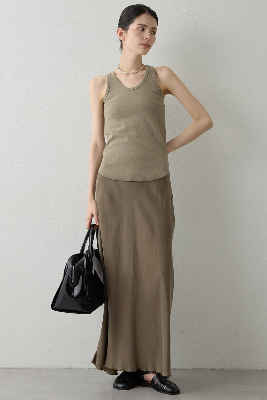 【ウィムガゼット/Whim Gazette】のキュプラフィブリルフレアスカート 人気、トレンドファッション・服の通販 founy(ファニー) 　ファッション　Fashion　レディースファッション　Fashion for Women　スカート　Skirts　Aライン・フレアスカート　A-Line & Flared Skirts　ロングスカート　Long Skirts / Maxi & Midi Skirts　おすすめ　Recommended / Our Picks　キュプラ　Cupro, Eco Fabric　セットアップ　Set-Up, Coordinated Outfit　ツイル　Twist, Twisted Detail　フレア　Flare, Flared　マーメイド　Mermaid, Fishtail Silhouette　ロング　Long, Long-Length　エレガント 上品　Elegant　新作・新入荷　New Arrivals / New In　other-6|ID: prp329100004894941 ipo3291000000036591850