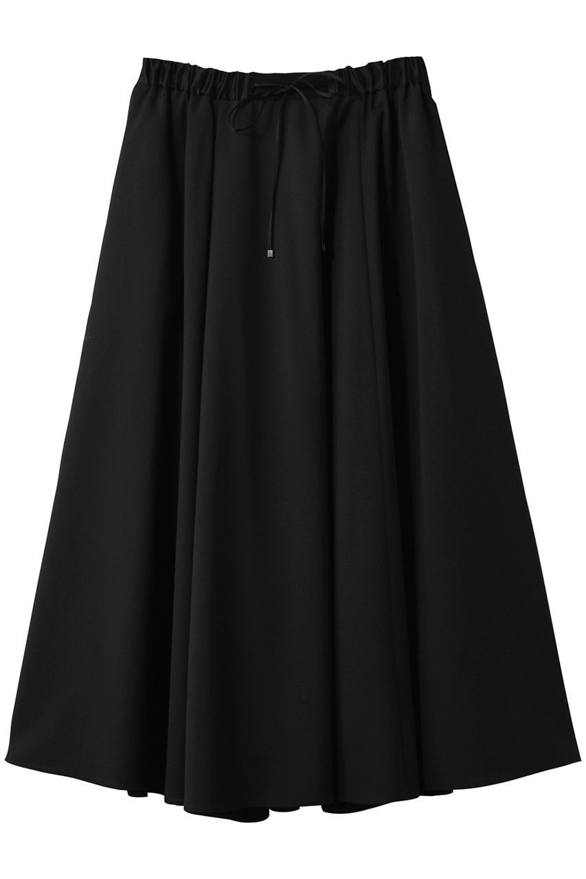 【ヒューエルミュージアム/hueLe Museum】の【STUMBLY】TW/Satin Combination Skirt インテリア・キッズ・メンズ・レディースファッション・服の通販 founy(ファニー) 　ファッション　Fashion　レディースファッション　Fashion for Women　スカート　Skirts　ロングスカート　Long Skirts / Maxi & Midi Skirts　なめらか　Smooth, Silky Texture　エレガント 上品　Elegant　オケージョン　Occasion Wear　サテン　Satin, Glossy Fabric　シンプル　Simple, Minimal　フレア　Flare, Flared　ロング　Long, Long-Length　ブラック|ID: prp329100004894945 ipo3291000000036591878