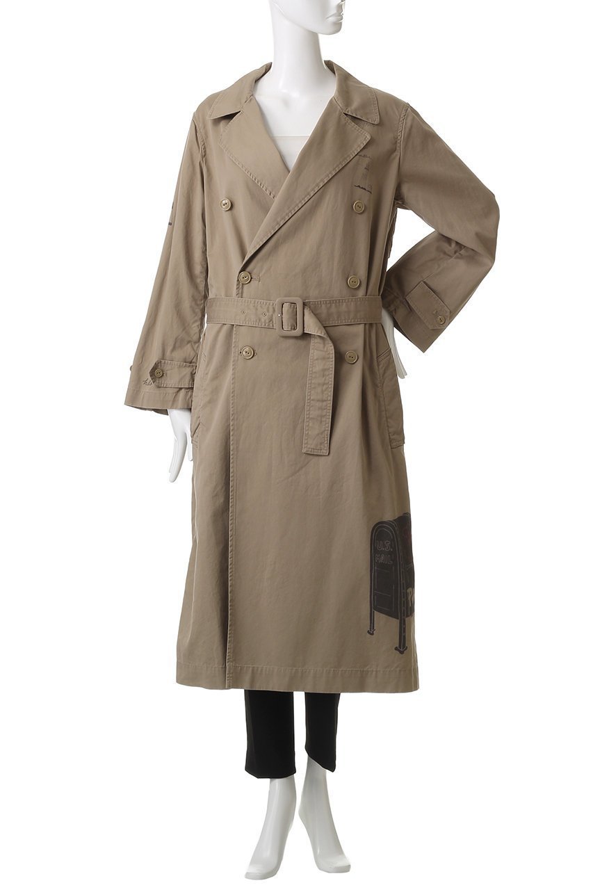 【マディソンブルー/MADISONBLUE】のTRENCH COAT C/L トレンチコート 人気、トレンドファッション・服の通販 founy(ファニー) 　ファッション　Fashion　レディースファッション　Fashion for Women　アウター　Coat / Outerwear Collection　コート・ロングコート・ピーコート　Long Coats, Peacoats & More　トレンチコート / 春秋の定番アウター　Trench Coats　プリント　Print, Printed Pattern　ロング　Long, Long-Length　ヴィンテージ　Vintage Style　人気　Popular, Best Seller　other-2|ID: prp329100004894958 ipo3291000000036592118