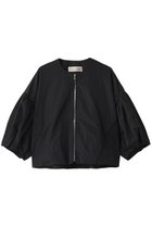 【デザイン ワークス/DESIGN WORKS】のタフタパフスリーブジャケット 人気、トレンドファッション・服の通販 founy(ファニー) ファッション Fashion レディースファッション Fashion for Women アウター Coat / Outerwear Collection レディースジャケット・軽アウター Jackets コンパクト Compact, Small Size ジャケット Jacket, Outerwear スポーティ Sporty, Casual Athletic スリーブ Sleeve, Long Sleeve / Short Sleeve タフタ Taffeta, Structured Fabric フェミニン Feminine, Girly 春 Spring thumbnail ブラック|ID: prp329100004894964 ipo3291000000036592212