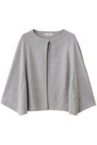 【ジェイドット/j.】のウルトラファインメリノマントカーディガン ライトグレー|ID: prp329100004894970 ipo3291000000036592285