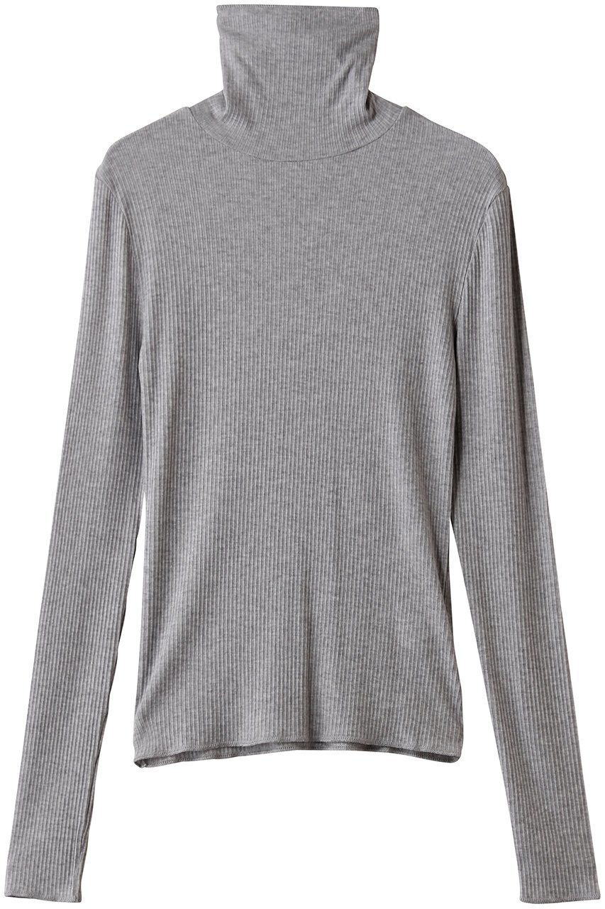【スリー ドッツ/three dots】のシルクカシミヤ タートルネック インテリア・キッズ・メンズ・レディースファッション・服の通販 founy(ファニー) 　ファッション　Fashion　レディースファッション　Fashion for Women　トップス・カットソー　Cut & Sew Tops　シャツ・ブラウス・オフィスカジュアル　Elegant Blouses & Button-Ups　ロングTシャツ・Tシャツ　Longline T-Shirts & Tees　カットソー・ベーシックTシャツ　Cut-and-Sewn Tops / Stretch Tees & Basics　タートルネック・ハイネックトップス　Turtlenecks & High-Neck Tops　インナー　Innerwear　シルク　Silk, 100% Silk　シンプル　Simple, Minimal　スリーブ　Sleeve, Long Sleeve / Short Sleeve　タートルネック　Turtleneck, High Neck　ロング　Long, Long-Length　ヘザーグレー|ID: prp329100004894973 ipo3291000000036592318
