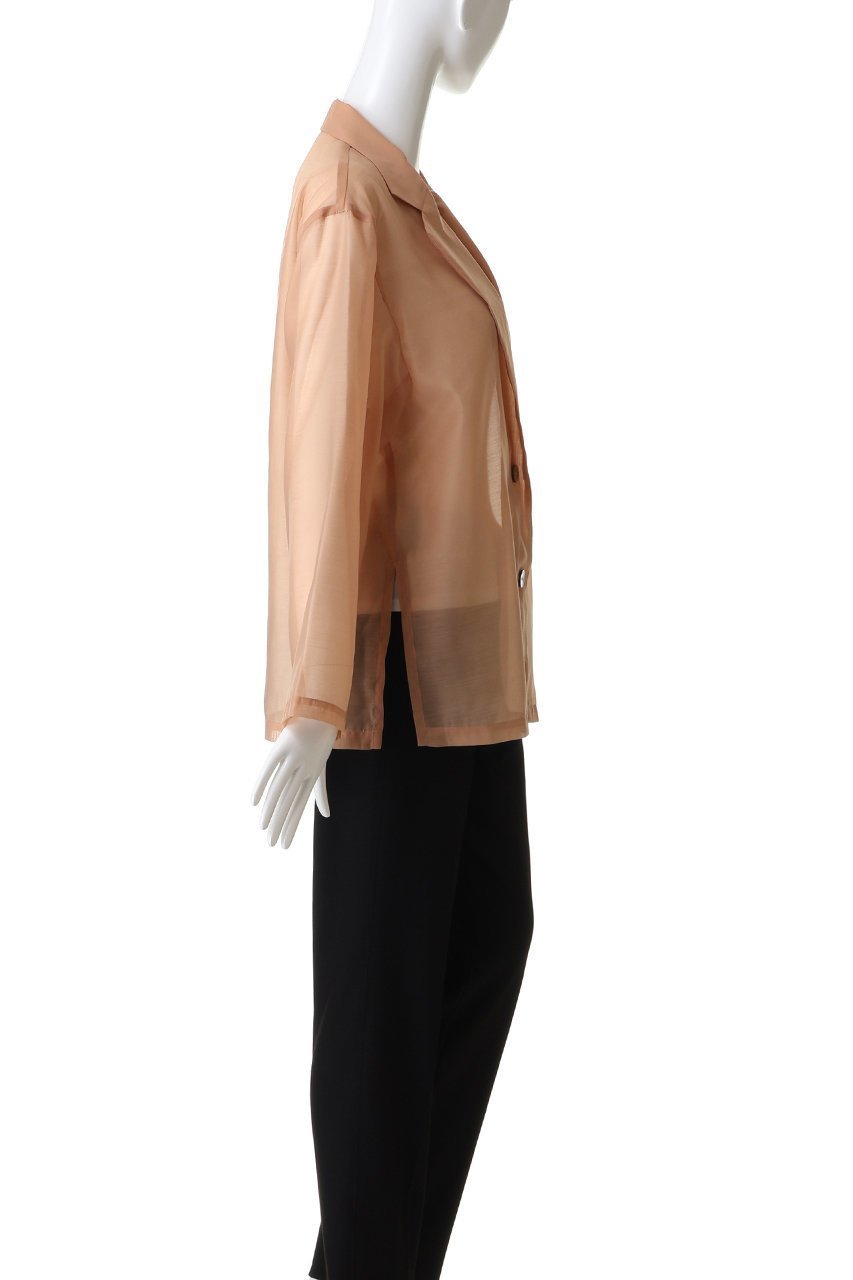 【ミディウミソリッド/MIDIUMISOLID】のシアーシャツジャケット 人気、トレンドファッション・服の通販 founy(ファニー) 　ファッション　Fashion　レディースファッション　Fashion for Women　アウター　Coat / Outerwear Collection　レディースジャケット・軽アウター　Jackets　オーガンジー　Organza Fabric　シンプル　Simple, Minimal　ジャケット　Jacket, Outerwear　スリット　Slit, Slit Detail　エレガント 上品　Elegant　other-3|ID: prp329100004894974 ipo3291000000036592337