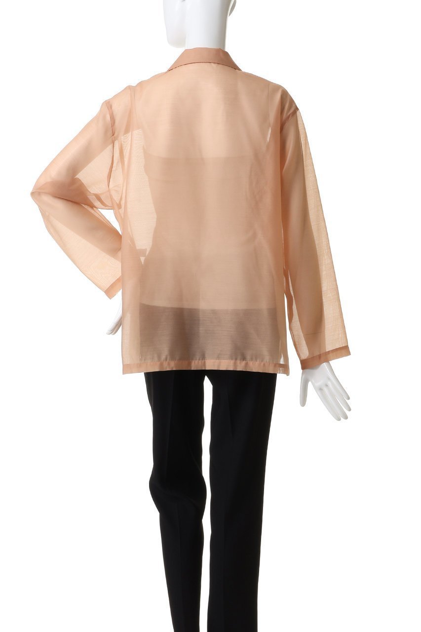 【ミディウミソリッド/MIDIUMISOLID】のシアーシャツジャケット 人気、トレンドファッション・服の通販 founy(ファニー) 　ファッション　Fashion　レディースファッション　Fashion for Women　アウター　Coat / Outerwear Collection　レディースジャケット・軽アウター　Jackets　オーガンジー　Organza Fabric　シンプル　Simple, Minimal　ジャケット　Jacket, Outerwear　スリット　Slit, Slit Detail　エレガント 上品　Elegant　other-4|ID: prp329100004894974 ipo3291000000036592339