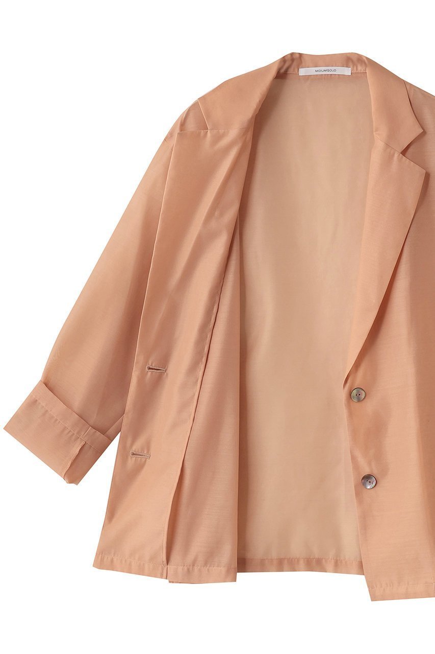 【ミディウミソリッド/MIDIUMISOLID】のシアーシャツジャケット 人気、トレンドファッション・服の通販 founy(ファニー) 　ファッション　Fashion　レディースファッション　Fashion for Women　アウター　Coat / Outerwear Collection　レディースジャケット・軽アウター　Jackets　オーガンジー　Organza Fabric　シンプル　Simple, Minimal　ジャケット　Jacket, Outerwear　スリット　Slit, Slit Detail　エレガント 上品　Elegant　other-6|ID: prp329100004894974 ipo3291000000036592344