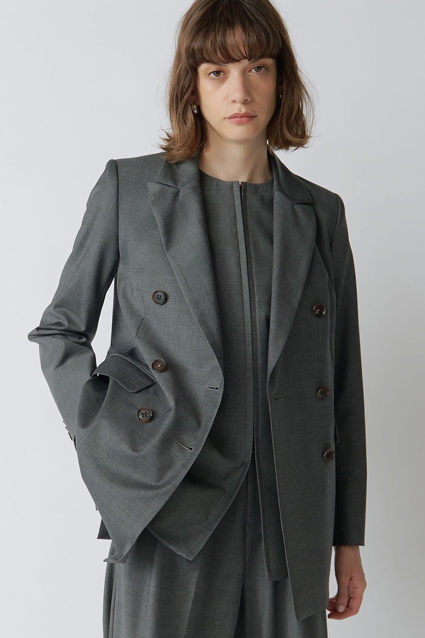 【ウィムガゼット/Whim Gazette】の【Drawing Numbers】ダブルプレーンジャケット 人気、トレンドファッション・服の通販 founy(ファニー) 　ファッション　Fashion　レディースファッション　Fashion for Women　アウター　Coat / Outerwear Collection　レディースジャケット・軽アウター　Jackets　エレガント 上品　Elegant　クラシカル　Classical, Vintage-Inspired　シンプル　Simple, Minimal　ジャケット　Jacket, Outerwear　トレンド　Trend, Trending Now　ボックス　Boxy, Box Shape　ボトム　Bottoms, Lower Wear　定番　Standard, Basic Item　other-5|ID: prp329100004894992 ipo3291000000036592590