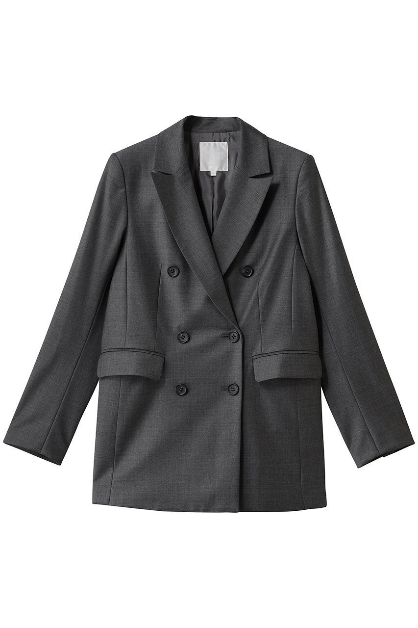 【ウィムガゼット/Whim Gazette】の【Drawing Numbers】ダブルプレーンジャケット 人気、トレンドファッション・服の通販 founy(ファニー) 　ファッション　Fashion　レディースファッション　Fashion for Women　アウター　Coat / Outerwear Collection　レディースジャケット・軽アウター　Jackets　エレガント 上品　Elegant　クラシカル　Classical, Vintage-Inspired　シンプル　Simple, Minimal　ジャケット　Jacket, Outerwear　トレンド　Trend, Trending Now　ボックス　Boxy, Box Shape　ボトム　Bottoms, Lower Wear　定番　Standard, Basic Item　other-8|ID: prp329100004894992 ipo3291000000036592596