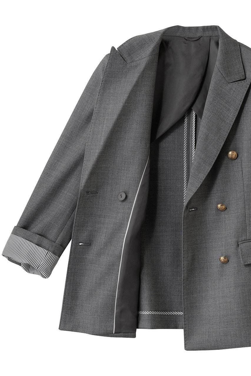 【アナイ/ANAYI】のウールオックスダブルジャケット 人気、トレンドファッション・服の通販 founy(ファニー) 　ファッション　Fashion　レディースファッション　Fashion for Women　アウター　Coat / Outerwear Collection　レディースジャケット・軽アウター　Jackets　グログラン　Grosgrain, Grosgrain Ribbon　ジャケット　Jacket, Outerwear　ダブル　Double, Double-Breasted　other-6|ID: prp329100004895007 ipo3291000000036592781