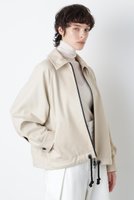 【ヒューエルミュージアム/hueLe Museum】の【STUMBLY】Bicolor Zip Swing Top 人気、トレンドファッション・服の通販 founy(ファニー) ファッション Fashion レディースファッション Fashion for Women アウター Coat / Outerwear Collection レディースジャケット・軽アウター Jackets クラシック Classic, Timeless Style ジャケット Jacket, Outerwear フォルム Silhouette, Form メルトン Melton, Heavy Wool モダン Modern, Contemporary |ID:prp329100004895014