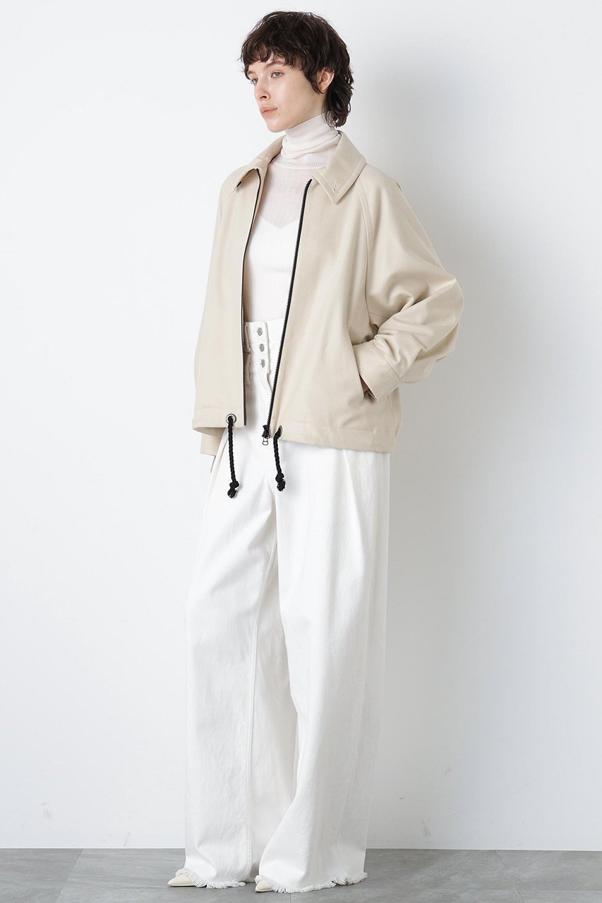 【ヒューエルミュージアム/hueLe Museum】の【STUMBLY】Bicolor Zip Swing Top 人気、トレンドファッション・服の通販 founy(ファニー) ファッション Fashion レディースファッション Fashion for Women アウター Coat / Outerwear Collection レディースジャケット・軽アウター Jackets クラシック Classic, Timeless Style ジャケット Jacket, Outerwear フォルム Silhouette, Form メルトン Melton, Heavy Wool モダン Modern, Contemporary other-3|ID: prp329100004895014 ipo3291000000036592861