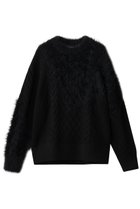 【メゾンスペシャル/MAISON SPECIAL】の【UNISEX】ケーブルシャギーMIXクルーニット 人気、トレンドファッション・服の通販 founy(ファニー) ファッション Fashion レディースファッション Fashion for Women トップス・カットソー Cut & Sew Tops ニット Knit Tops & Sweaters カジュアルプルオーバー・ニットトップス Pullovers & Knit Tops / Casual Pullovers ユニセックス Unisex, Genderless ショルダー Shoulder, Shoulder Strap シンプル Simple, Minimal ドロップ Drop Shoulder, Dropped Style ボトム Bottoms, Lower Wear ミックス Mix, Mixed Style thumbnail BLK(ブラック)|ID: prp329100004895022 ipo3291000000036592954