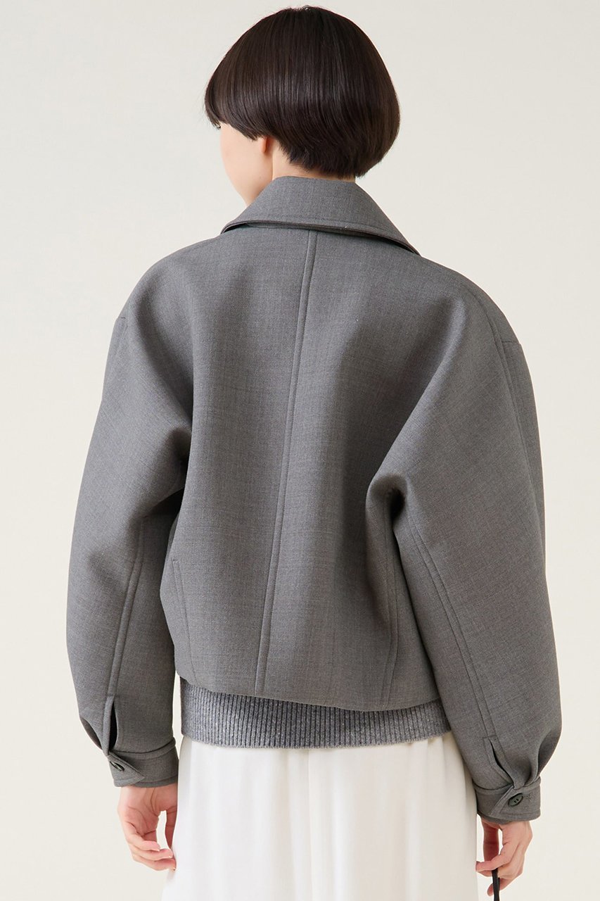 【マルティニーク/martinique】のギャバボンディングブルゾン 人気、トレンドファッション・服の通販 founy(ファニー) 　ファッション　Fashion　レディースファッション　Fashion for Women　アウター　Coat / Outerwear Collection　レディースジャケット・軽アウター　Jackets　ブルゾンジャケット・スポーティアウター　Blouson Jackets　おすすめ　Recommended / Our Picks　ショート　Short, Short Length　ジャケット　Jacket, Outerwear　ソックス　Socks, Hosiery　ツイル　Twist, Twisted Detail　トレンド　Trend, Trending Now　ブルゾン　Blouson, Bomber Jacket　ボンディング　Bonding, Bonded Fabric　ワイド　Wide, Wide Fit　今季　This Season, Current Season　other-3|ID: prp329100004895023 ipo3291000000036592971