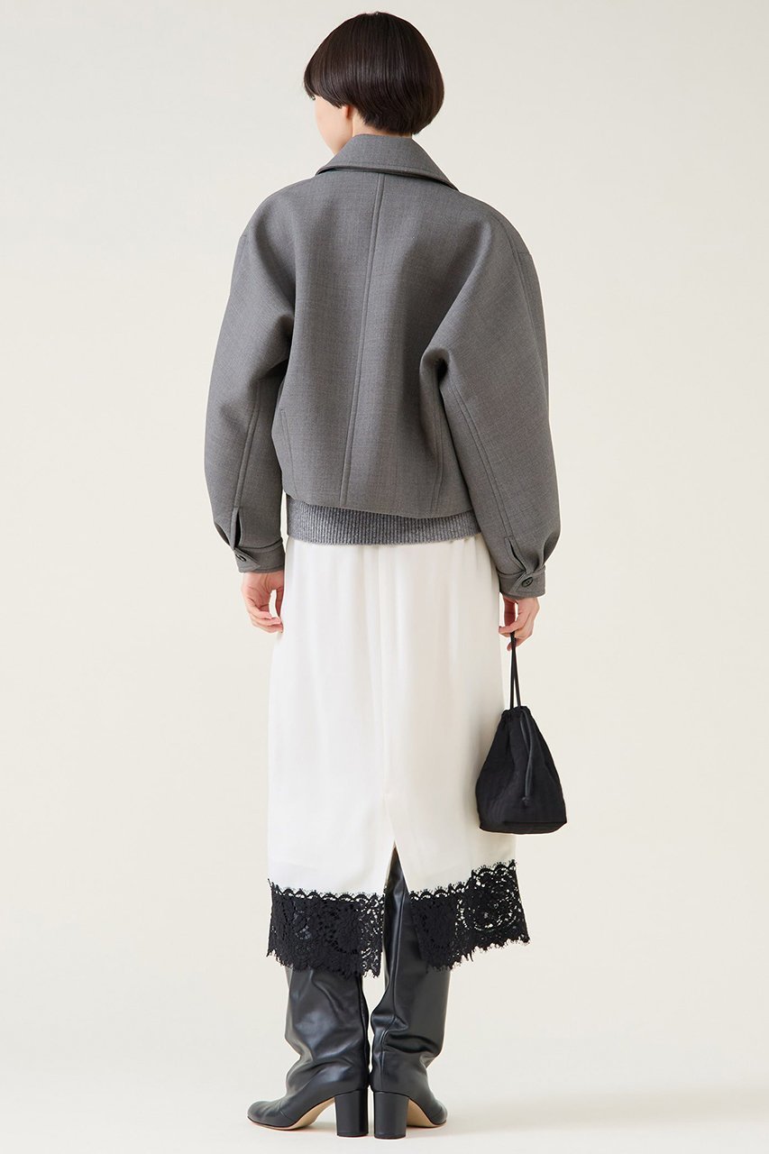 【マルティニーク/martinique】のギャバボンディングブルゾン 人気、トレンドファッション・服の通販 founy(ファニー) 　ファッション　Fashion　レディースファッション　Fashion for Women　アウター　Coat / Outerwear Collection　レディースジャケット・軽アウター　Jackets　ブルゾンジャケット・スポーティアウター　Blouson Jackets　おすすめ　Recommended / Our Picks　ショート　Short, Short Length　ジャケット　Jacket, Outerwear　ソックス　Socks, Hosiery　ツイル　Twist, Twisted Detail　トレンド　Trend, Trending Now　ブルゾン　Blouson, Bomber Jacket　ボンディング　Bonding, Bonded Fabric　ワイド　Wide, Wide Fit　今季　This Season, Current Season　other-6|ID: prp329100004895023 ipo3291000000036592978