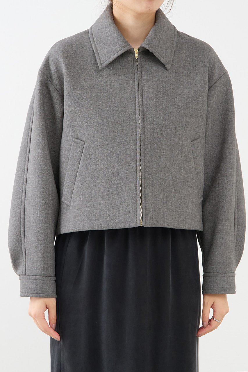 【マルティニーク/martinique】のギャバボンディングブルゾン 人気、トレンドファッション・服の通販 founy(ファニー) 　ファッション　Fashion　レディースファッション　Fashion for Women　アウター　Coat / Outerwear Collection　レディースジャケット・軽アウター　Jackets　ブルゾンジャケット・スポーティアウター　Blouson Jackets　おすすめ　Recommended / Our Picks　ショート　Short, Short Length　ジャケット　Jacket, Outerwear　ソックス　Socks, Hosiery　ツイル　Twist, Twisted Detail　トレンド　Trend, Trending Now　ブルゾン　Blouson, Bomber Jacket　ボンディング　Bonding, Bonded Fabric　ワイド　Wide, Wide Fit　今季　This Season, Current Season　other-7|ID: prp329100004895023 ipo3291000000036592980