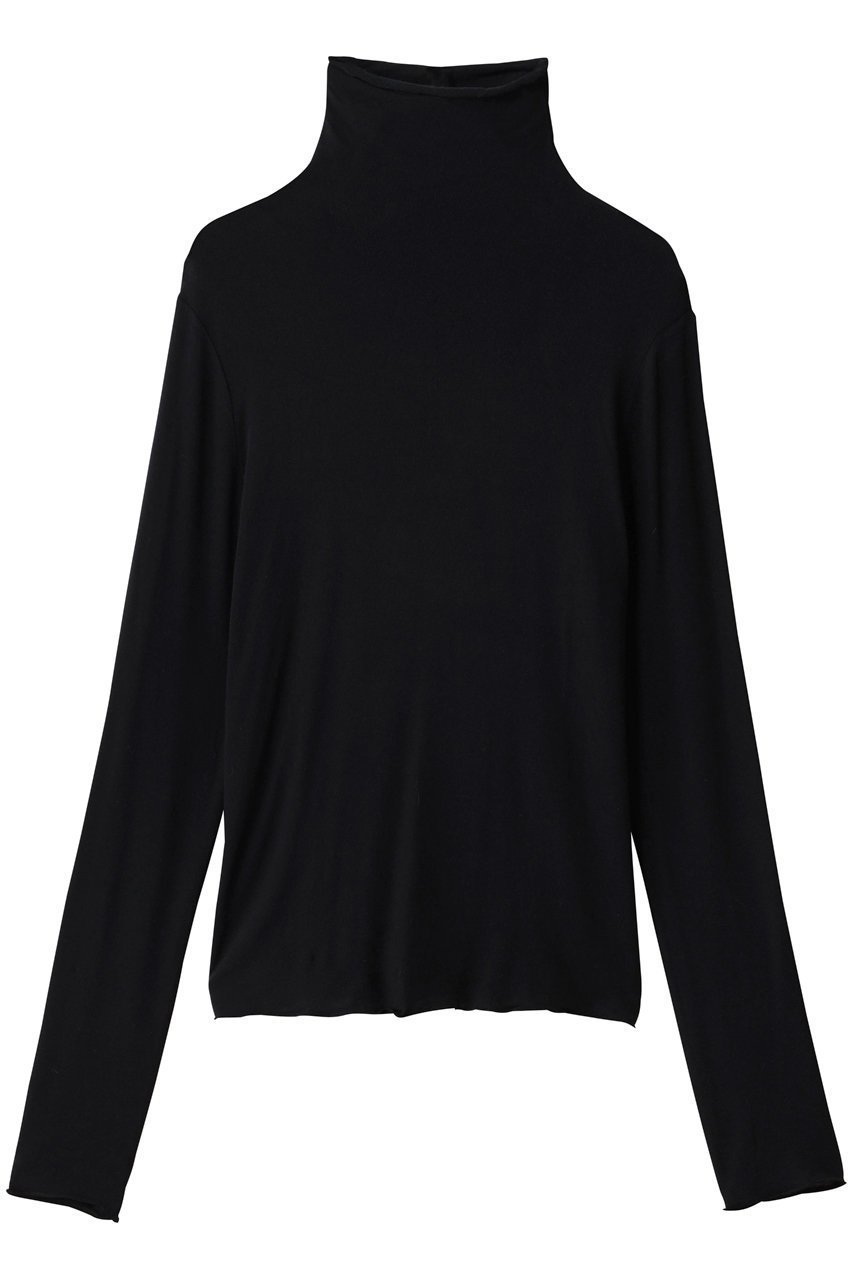 【ジェイドット/j.】のカシミヤシルク混タートルネック インテリア・キッズ・メンズ・レディースファッション・服の通販 founy(ファニー) 　ファッション　Fashion　レディースファッション　Fashion for Women　トップス・カットソー　Cut & Sew Tops　シャツ・ブラウス・オフィスカジュアル　Elegant Blouses & Button-Ups　ロングTシャツ・Tシャツ　Longline T-Shirts & Tees　カットソー・ベーシックTシャツ　Cut-and-Sewn Tops / Stretch Tees & Basics　タートルネック・ハイネックトップス　Turtlenecks & High-Neck Tops　なめらか　Smooth, Silky Texture　シルク　Silk, 100% Silk　ジャケット　Jacket, Outerwear　スリーブ　Sleeve, Long Sleeve / Short Sleeve　タートルネック　Turtleneck, High Neck　フィット　Fit, Slim Fit　ミックス　Mix, Mixed Style　ロング　Long, Long-Length　ブラック|ID: prp329100004895024 ipo3291000000036592987