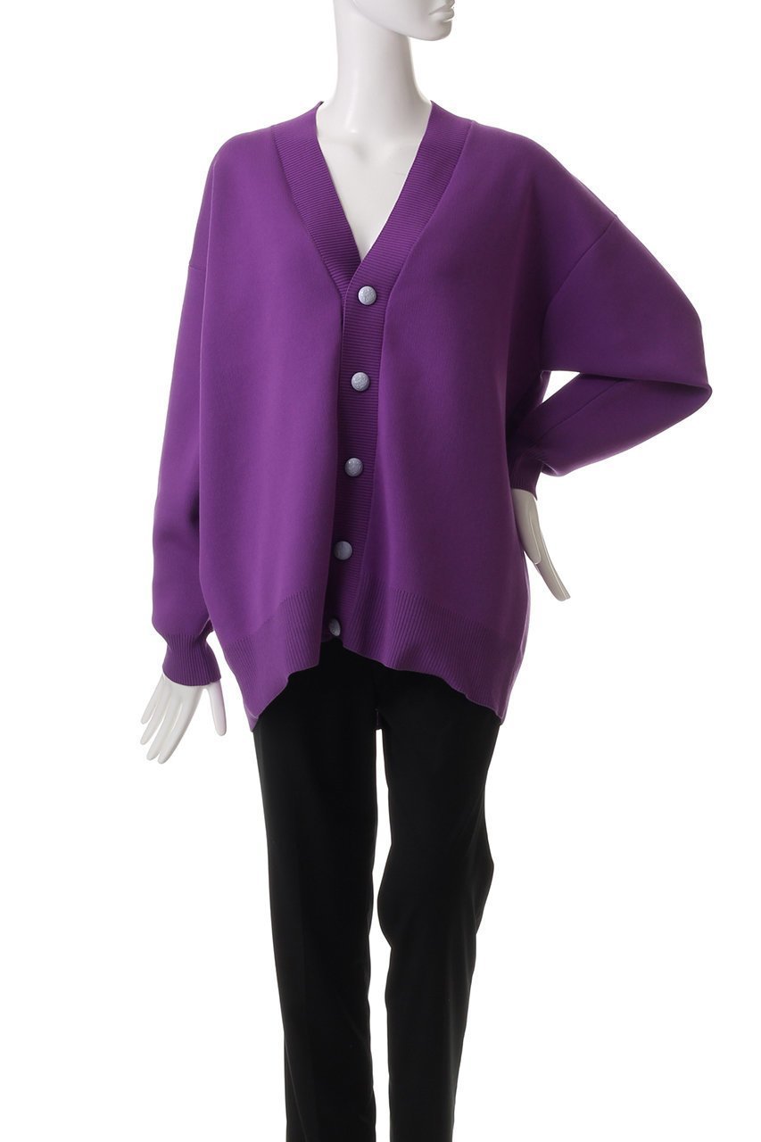 【ヒューエルミュージアム/hueLe Museum】の【STUMBLY】Painted Metal Button Cardigan 人気、トレンドファッション・服の通販 founy(ファニー) 　ファッション　Fashion　レディースファッション　Fashion for Women　トップス・カットソー　Cut & Sew Tops　ニット　Knit Tops & Sweaters　カーディガン・羽織り　Layered Style Cardigans　カーディガン　Cardigan, Knitwear　シンプル　Simple, Minimal　フォーマル　Formal, Dressy　リラックス　Relax, Relaxed Fit　other-2|ID: prp329100004895027 ipo3291000000036593019