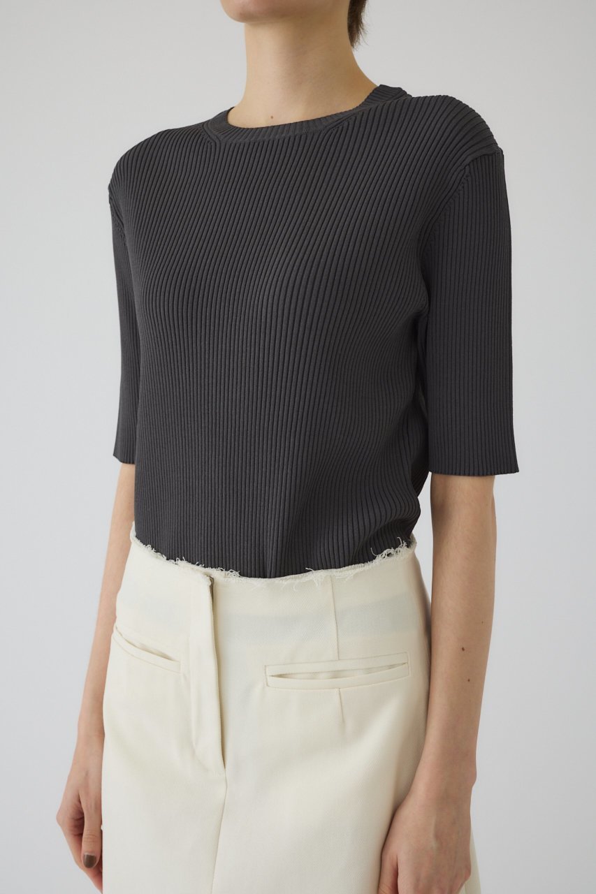 【リムアーク/RIM.ARK】のCompact knit tops/ニット 人気、トレンドファッション・服の通販 founy(ファニー) 　ファッション　Fashion　レディースファッション　Fashion for Women　トップス・カットソー　Cut & Sew Tops　ニット　Knit Tops & Sweaters　カジュアルプルオーバー・ニットトップス　Pullovers & Knit Tops / Casual Pullovers　インナー　Innerwear　サマー　Summer, Summer Style　ジャケット　Jacket, Outerwear　ベーシック　Basic, Essential　エレガント 上品　Elegant　夏　Summer　other-3|ID: prp329100004895031 ipo3291000000036593095