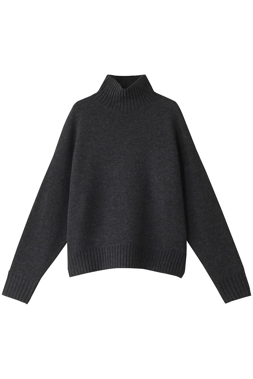 【ウィムガゼット/Whim Gazette】の【Drawing Numbers】接結ルーズタートルネックニット インテリア・キッズ・メンズ・レディースファッション・服の通販 founy(ファニー) ファッション Fashion レディースファッション Fashion for Women トップス・カットソー Cut & Sew Tops ニット Knit Tops & Sweaters カジュアルプルオーバー・ニットトップス Pullovers & Knit Tops / Casual Pullovers タートルネック・ハイネックトップス Turtlenecks & High-Neck Tops シンプル Simple, Minimal スリーブ Sleeve, Long Sleeve / Short Sleeve タートルネック Turtleneck, High Neck ルーズ Loose, Oversized ロング Long, Long-Length 定番 Standard, Basic Item チャコールグレー|ID: prp329100004895032 ipo3291000000036593108