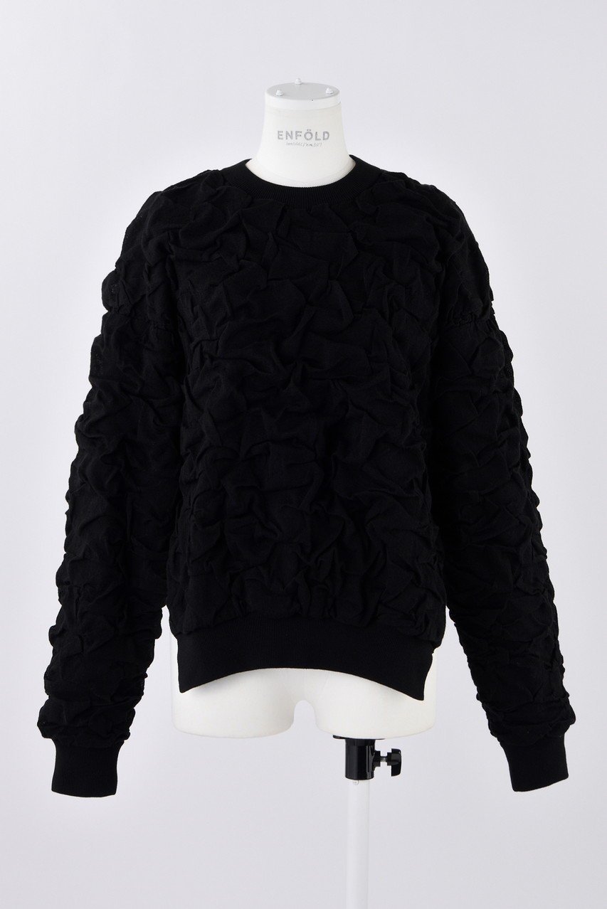 【エンフォルド/ENFOLD】のWrinkle P.O/プルオーバー 人気、トレンドファッション・服の通販 founy(ファニー) 　ファッション　Fashion　レディースファッション　Fashion for Women　トップス・カットソー　Cut & Sew Tops　ニット　Knit Tops & Sweaters　カジュアルプルオーバー・ニットトップス　Pullovers & Knit Tops / Casual Pullovers　スリット　Slit, Slit Detail　ルーズ　Loose, Oversized　 other-1|ID: prp329100004895038 ipo3291000000036593194