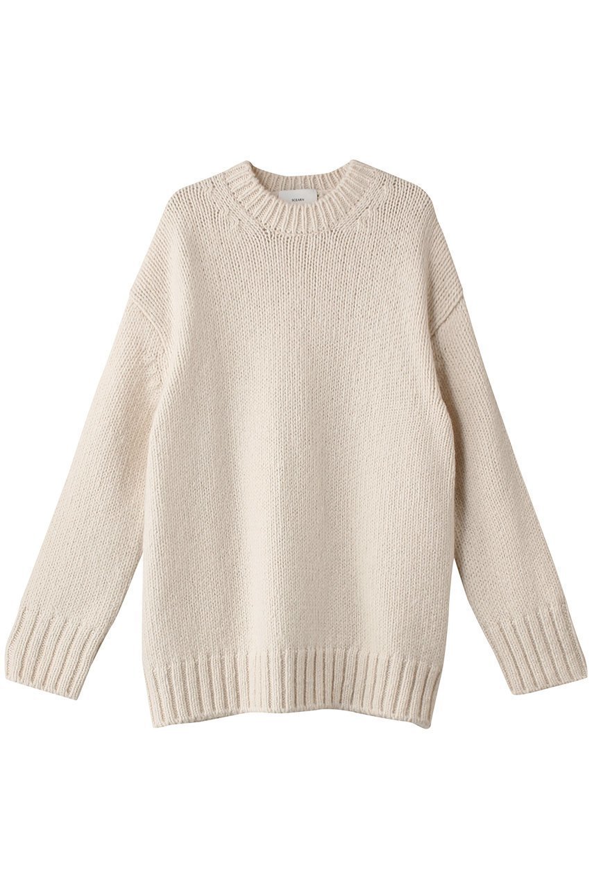 【セアン/SCEARN】のLOW GAUGE CASHMERE KNIT Round Neck Cashmere Pullover/ニット インテリア・キッズ・メンズ・レディースファッション・服の通販 founy(ファニー) ファッション Fashion レディースファッション Fashion for Women トップス・カットソー Cut & Sew Tops ニット Knit Tops & Sweaters カジュアルプルオーバー・ニットトップス Pullovers & Knit Tops / Casual Pullovers なめらか Smooth, Silky Texture 定番 Standard, Basic Item A/W・秋冬 Autumn/Winter Ivory|ID: prp329100004895045 ipo3291000000036593278