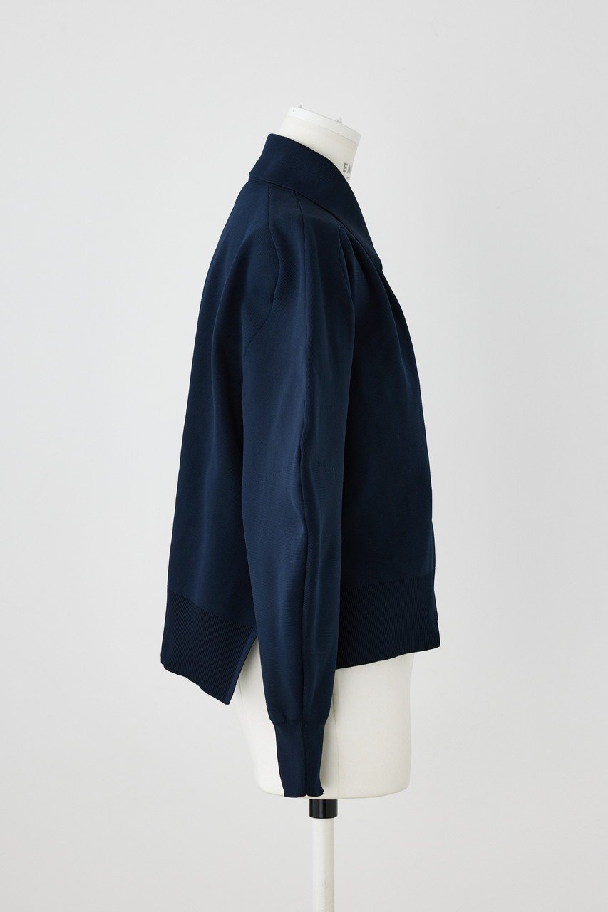 【エンフォルド/ENFOLD】のタックカーディガン 人気、トレンドファッション・服の通販 founy(ファニー) 　ファッション　Fashion　レディースファッション　Fashion for Women　トップス・カットソー　Cut & Sew Tops　ニット　Knit Tops & Sweaters　カーディガン・羽織り　Layered Style Cardigans　エレガント 上品　Elegant　カーディガン　Cardigan, Knitwear　ストレッチ　Stretch, Stretchy Fabric　スポーツ　Sports, Activewear　スリット　Slit, Slit Detail　軽量　Lightweight, Ultra Light　other-4|ID: prp329100004895056 ipo3291000000036593435