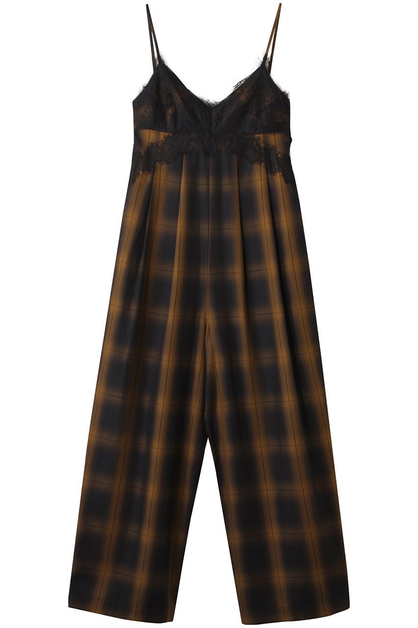 【メゾンスペシャル/MAISON SPECIAL】のPlaid Lace Camisole All-In-One/チェックレースキャミオールインワン インテリア・キッズ・メンズ・レディースファッション・服の通販 founy(ファニー) ファッション Fashion レディースファッション Fashion for Women パンツ Pants & Trousers インナー Innerwear シェイプ Shape, Slim Fit シンプル Simple, Minimal チェック Check, Plaid, Tartan レース Lace, Lace Fabric エレガント 上品 Elegant NVY(ネイビー)|ID: prp329100004895065 ipo3291000000036593704