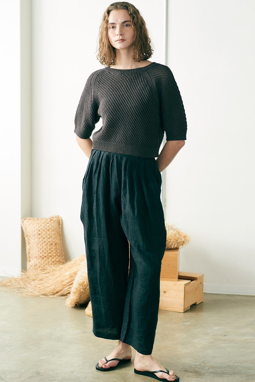 【マリリンムーン/MARILYN MOON】の【WALANCE】カディリネンタックパンツ 人気、トレンドファッション・服の通販 founy(ファニー) 　ファッション　Fashion　レディースファッション　Fashion for Women　パンツ　Pants & Trousers　ロング　Long, Long-Length　other-7|ID: prp329100004895066 ipo3291000000036593727