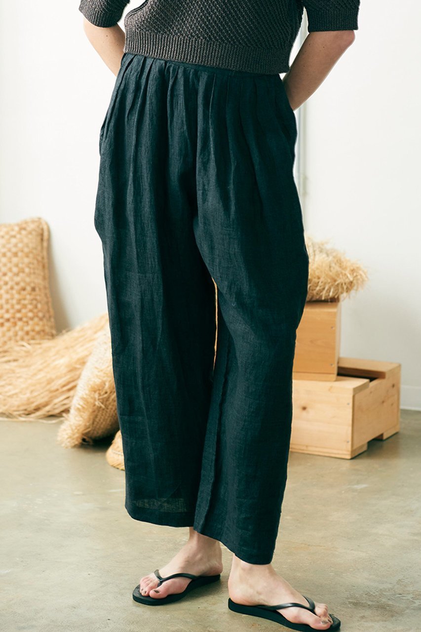 【マリリンムーン/MARILYN MOON】の【WALANCE】カディリネンタックパンツ 人気、トレンドファッション・服の通販 founy(ファニー) 　ファッション　Fashion　レディースファッション　Fashion for Women　パンツ　Pants & Trousers　ロング　Long, Long-Length　other-8|ID: prp329100004895066 ipo3291000000036593728