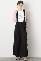 【ヒューエルミュージアム/hueLe Museum】の【STUMBLY】Suspender Wide Pants 人気、トレンドファッション・服の通販 founy(ファニー) ファッション Fashion レディースファッション Fashion for Women パンツ Pants & Trousers サスペンダー Suspenders, Braces テーパード Tapered, Tapered Pants ワイド Wide, Wide Fit thumbnail ブラック|ID: prp329100004895080 ipo3291000000036593828