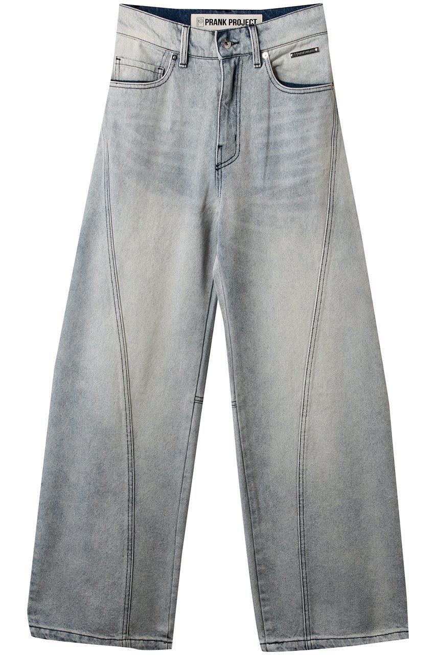 【プランク プロジェクト/PRANK PROJECT】のカーブラインデニム2 / Curve Line Denim 2 インテリア・キッズ・メンズ・レディースファッション・服の通販 founy(ファニー) ファッション Fashion レディースファッション Fashion for Women パンツ Pants & Trousers デニムパンツ・ジーンズ・美脚デニム Denim Jeans & Pants おすすめ Recommended / Our Picks シンプル Simple, Minimal ジャケット Jacket, Outerwear デニム Denim, Jeans Material ハンド Hand, Handmade フィット Fit, Slim Fit 切替 Switching, Contrast Panel L.BLU(ライトブルー)|ID: prp329100004895081 ipo3291000000036593836