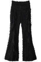【プランク プロジェクト/PRANK PROJECT】のフリンジジャガードフレアパンツ / Fringe Jacquard Flare Pants BLK(ブラック)|ID: prp329100004895109 ipo3291000000036907280