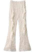 【プランク プロジェクト/PRANK PROJECT】のフリンジジャガードフレアパンツ / Fringe Jacquard Flare Pants IVR(アイボリー)|ID: prp329100004895109 ipo3291000000036907281