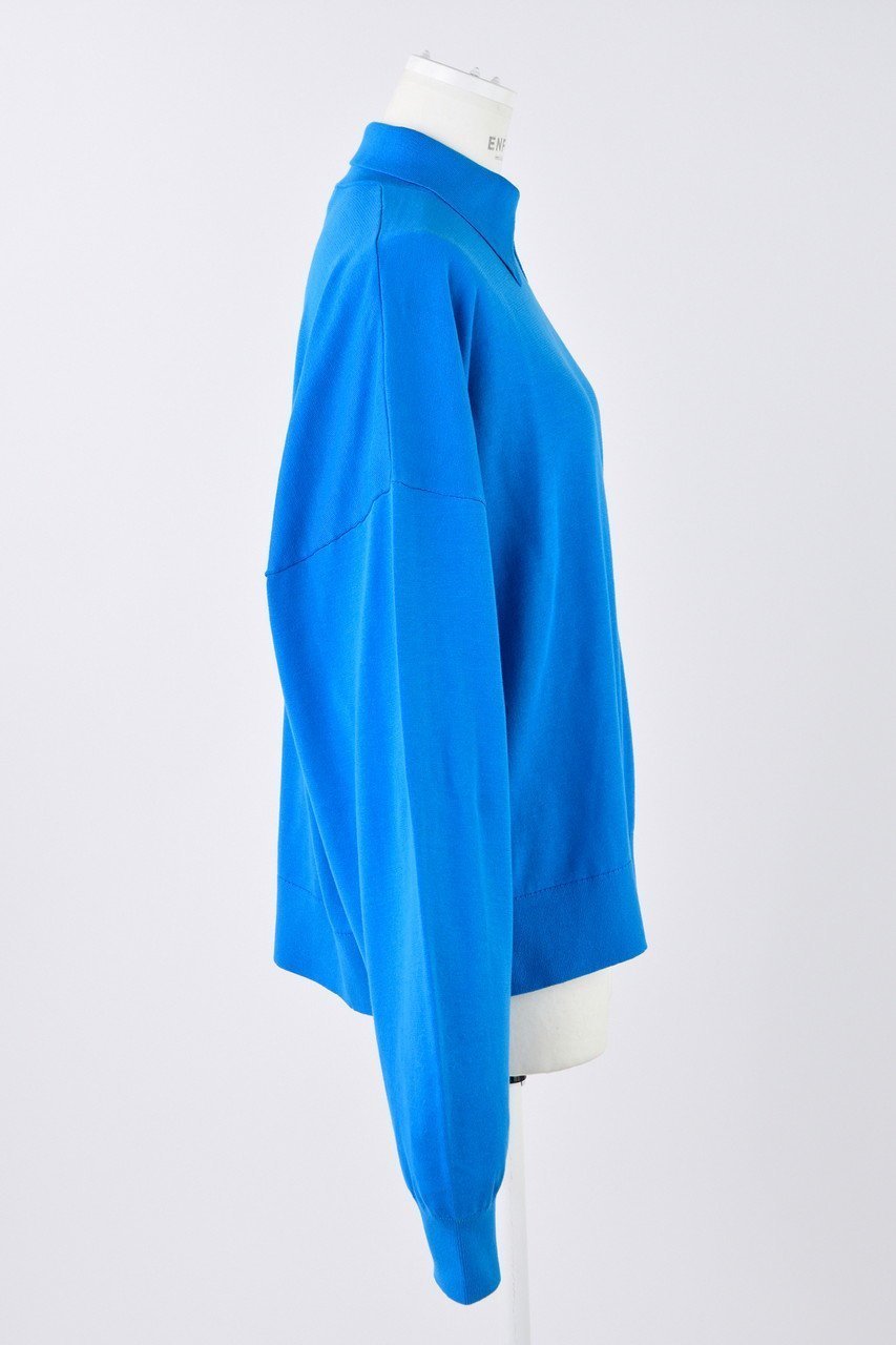 【エンフォルド/ENFOLD】の衿付ニットP.O/プルオーバー 人気、トレンドファッション・服の通販 founy(ファニー) 　ファッション　Fashion　レディースファッション　Fashion for Women　トップス・カットソー　Cut & Sew Tops　ニット　Knit Tops & Sweaters　カジュアルプルオーバー・ニットトップス　Pullovers & Knit Tops / Casual Pullovers　おすすめ　Recommended / Our Picks　シンプル　Simple, Minimal　ダブル　Double, Double-Breasted　other-4|ID: prp329100004895124 ipo3291000000036594459