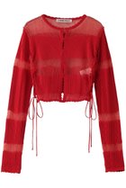 【プランク プロジェクト/PRANK PROJECT】のレースニットカーディガン / Lace Knit Cardigan RED(レッド)|ID: prp329100004895127 ipo3291000000036896118