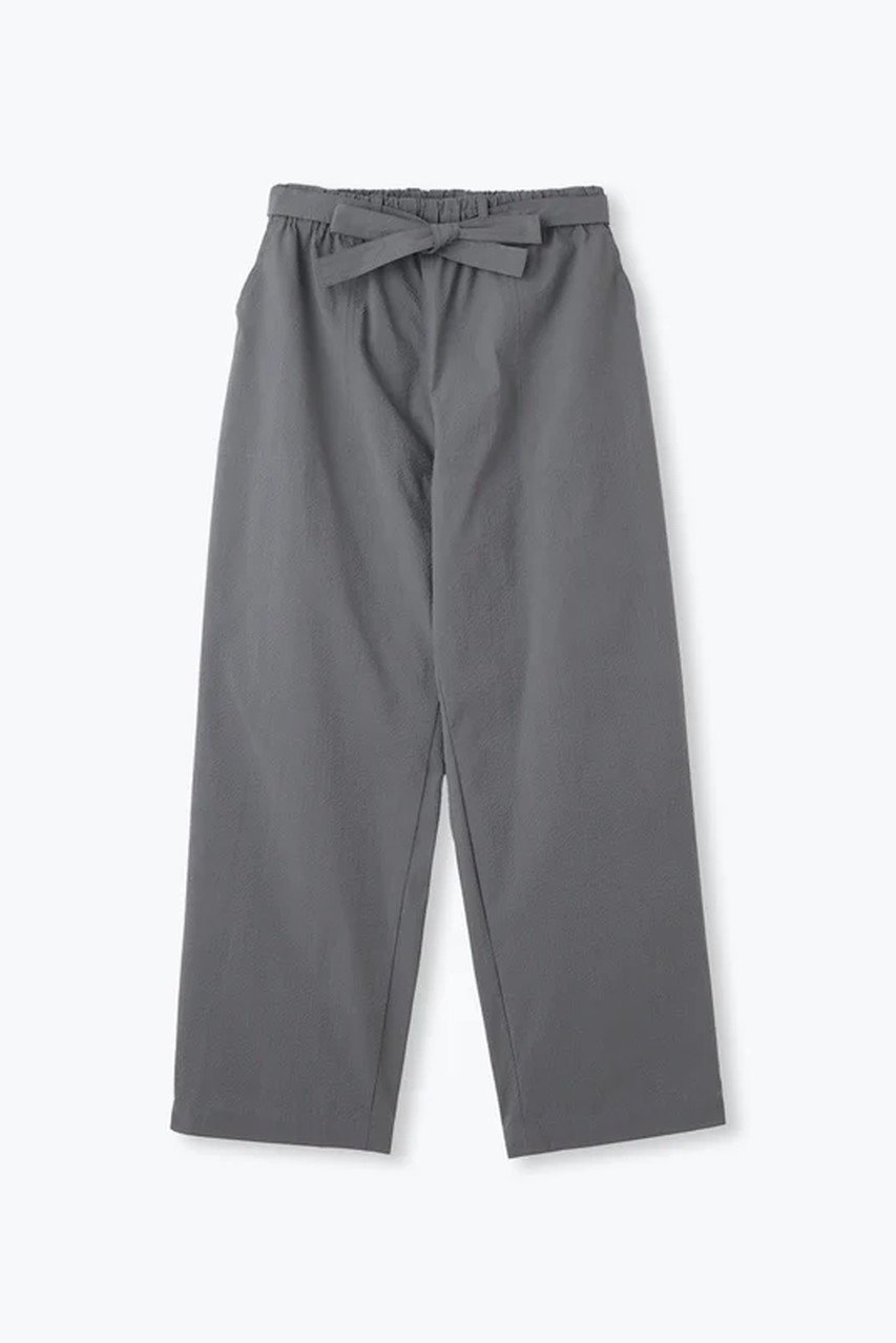 【レリル/lelill】の【日本製】イージーサッカーワイドPT インテリア・キッズ・メンズ・レディースファッション・服の通販 founy(ファウニー) 　ファッション　Fashion　レディースファッション　Fashion for Women　パンツ　Pants & Trousers　ウォッシャブル　Machine Washable　ストレッチ　Stretch, Stretchy Fabric　テーパード　Tapered, Tapered Pants　ドローコード　Drawcord, Drawstring Cord　夏　Summer　日本製　Made In Japan　春　Spring　グレー|ID: prp329100004895133 ipo3291000000036594575