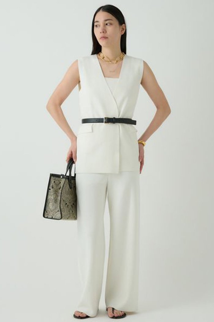 【カオス/Chaos】のシルクコンストレートパンツ インテリア・キッズ・メンズ・レディースファッション・服の通販 founy(ファニー) https://founy.com/ ファッション Fashion レディースファッション Fashion for Women パンツ Pants & Trousers シルク Silk, 100% Silk ストレッチ Stretch, Stretchy Fabric ストレート Straight, Straight Cut フレア Flare, Flared ミラノリブ Milano Rib, Milano Stitch エレガント 上品 Elegant |ID: prp329100004895135 ipo3291000000036594603