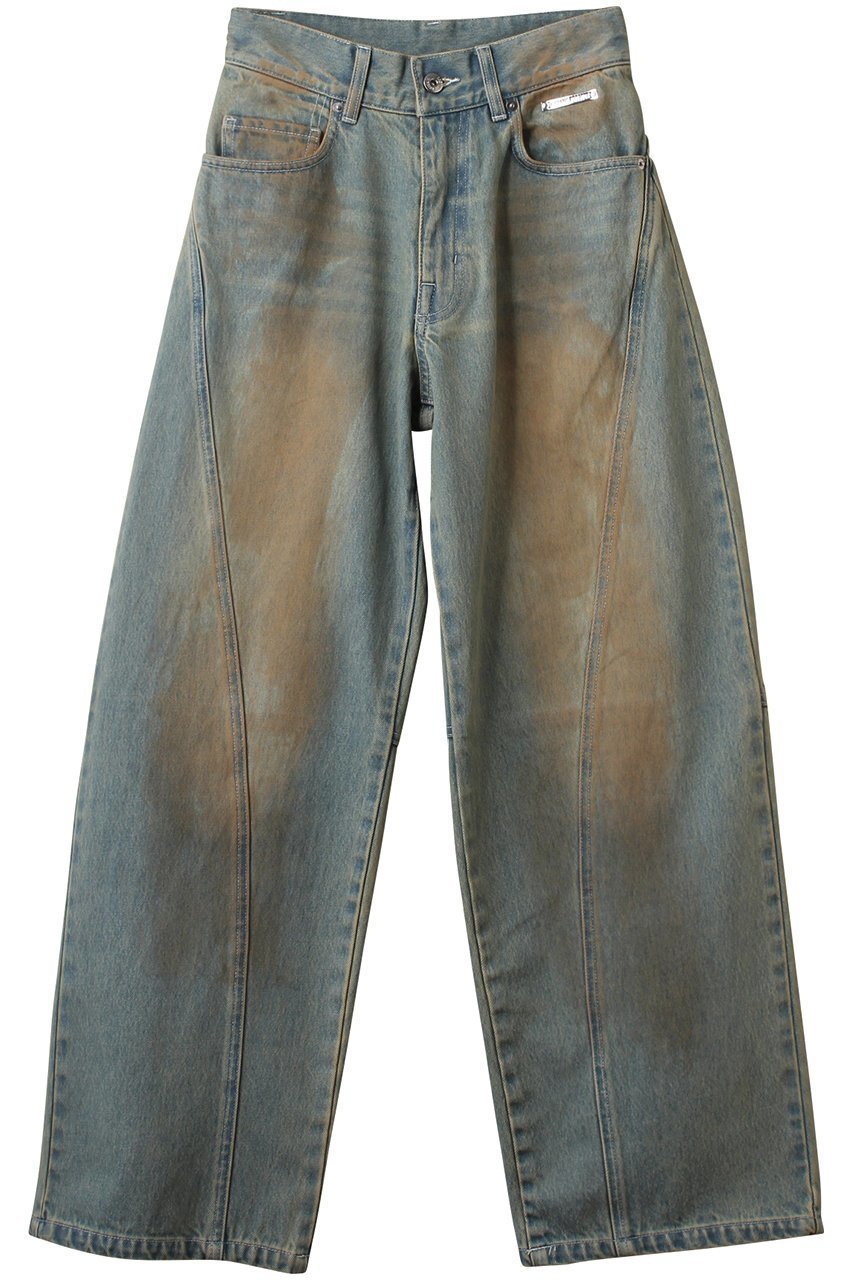 【プランク プロジェクト/PRANK PROJECT】のカーブラインデニム / Curve Line Denim インテリア・キッズ・メンズ・レディースファッション・服の通販 founy(ファニー) ファッション Fashion レディースファッション Fashion for Women パンツ Pants & Trousers デニムパンツ・ジーンズ・美脚デニム Denim Jeans & Pants おすすめ Recommended / Our Picks インディゴ Indigo Denim グラデーション Gradient, Ombre シンプル Simple, Minimal ジャケット Jacket, Outerwear デニム Denim, Jeans Material パターン Pattern, Design Print BLU(ブルー)|ID: prp329100004895136 ipo3291000000036594641