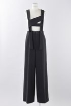 【エンフォルド/ENFOLD】のダブルクロス ワイドサロペット チャコールグレー|ID: prp329100004895139 ipo3291000000036594667