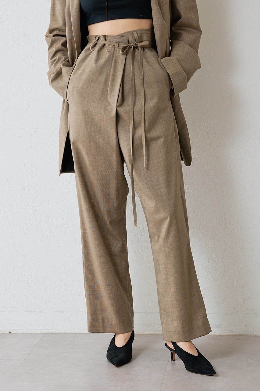 【ウィムガゼット/Whim Gazette】の【15th Anniversary】【LITKOVSKA】 別注Warp Pants 人気、トレンドファッション・服の通販 founy(ファニー) 　ファッション　Fashion　レディースファッション　Fashion for Women　パンツ　Pants & Trousers　とろみ　Fluid, Flowy Fabric　トレンド　Trend, Trending Now　ファブリック　Fabric, Textile　ラップ　Wrap, Wrap Design　別注　Limited Edition, Custom Order　other-6|ID: prp329100004895141 ipo3291000000036594690