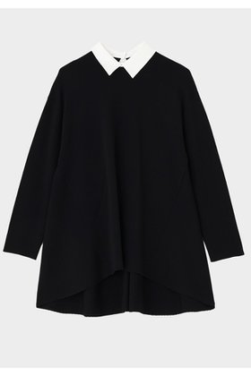 【ル フィル/LE PHIL】の襟付きフレアニット 人気、トレンドファッション・服の通販 founy(ファニー) ファッション Fashion レディースファッション Fashion for Women トップス・カットソー Cut & Sew Tops ニット Knit Tops & Sweaters カジュアルプルオーバー・ニットトップス Pullovers & Knit Tops / Casual Pullovers エアリー Airy Texture クラシカル Classical, Vintage-Inspired クラシック Classic, Timeless Style バランス Balance, Style Balance フォルム Silhouette, Form フレア Flare, Flared フロント Front, Front Design エレガント 上品 Elegant |ID:prp329100004895152