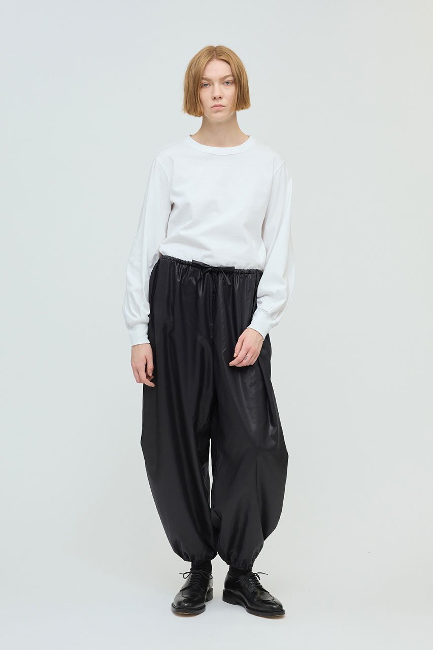 【ミズイロ インド/mizuiro ind】のグロッシードローストリングヘムイージーパンツ 人気、トレンドファッション・服の通販 founy(ファニー) 　ファッション　Fashion　レディースファッション　Fashion for Women　パンツ　Pants & Trousers　other-8|ID: prp329100004895178 ipo3291000000036595071