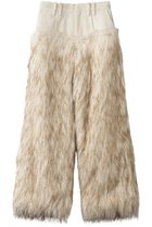 【プランク プロジェクト/PRANK PROJECT】のファートリムパンツ / Fur Trim Pants WHT(ホワイト)|ID: prp329100004895184 ipo3291000000036595141