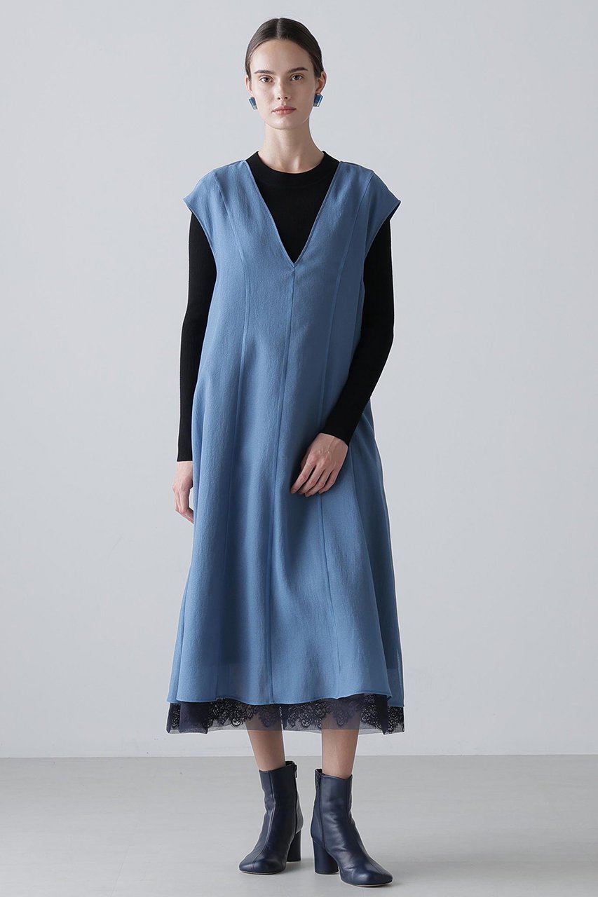 【アドーア/ADORE】のエンゼルオーガンワンピース 人気、トレンドファッション・服の通販 founy(ファニー) 　ファッション　Fashion　レディースファッション　Fashion for Women　ワンピース　Dresses　チュニック　Tunic Tops & Dresses　エレガント 上品　Elegant　オーガンジー　Organza Fabric　チュニック　Tunic, Long Top　ドレス　Dress, One-Piece　レース　Lace, Lace Fabric　ロング　Long, Long-Length　other-2|ID: prp329100004895192 ipo3291000000036595230