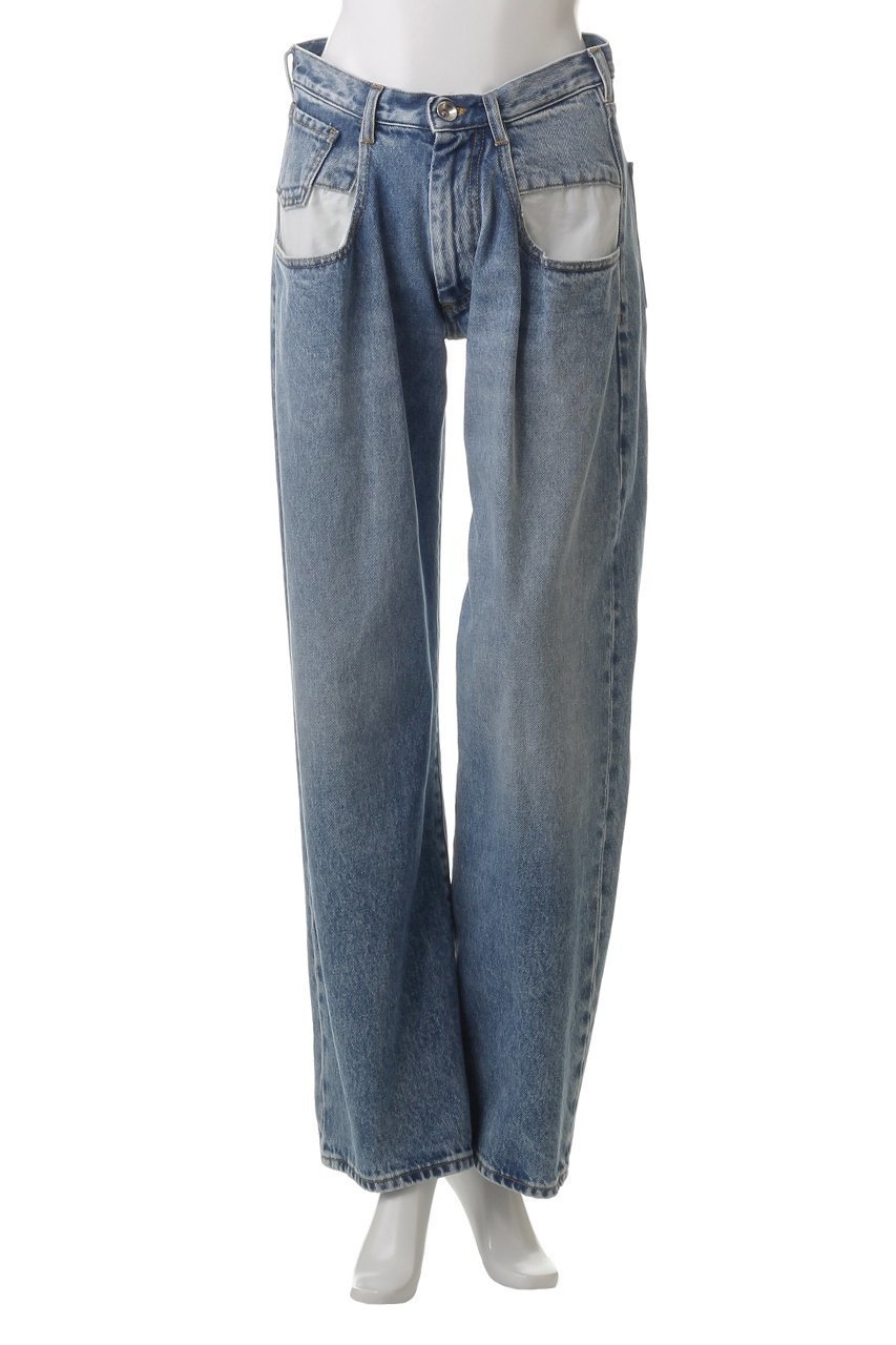 【メゾン マルジェラ/MAISON MARGIELA】の5ポケット ボーイフレンド デニムパンツ 人気、トレンドファッション・服の通販 founy(ファニー) 　ファッション　Fashion　レディースファッション　Fashion for Women　パンツ　Pants & Trousers　デニムパンツ・ジーンズ・美脚デニム　Denim Jeans & Pants　ストレート　Straight, Straight Cut　デニム　Denim, Jeans Material　ポケット　Pocket, Pocket Detail　other-2|ID: prp329100004895202 ipo3291000000036595324