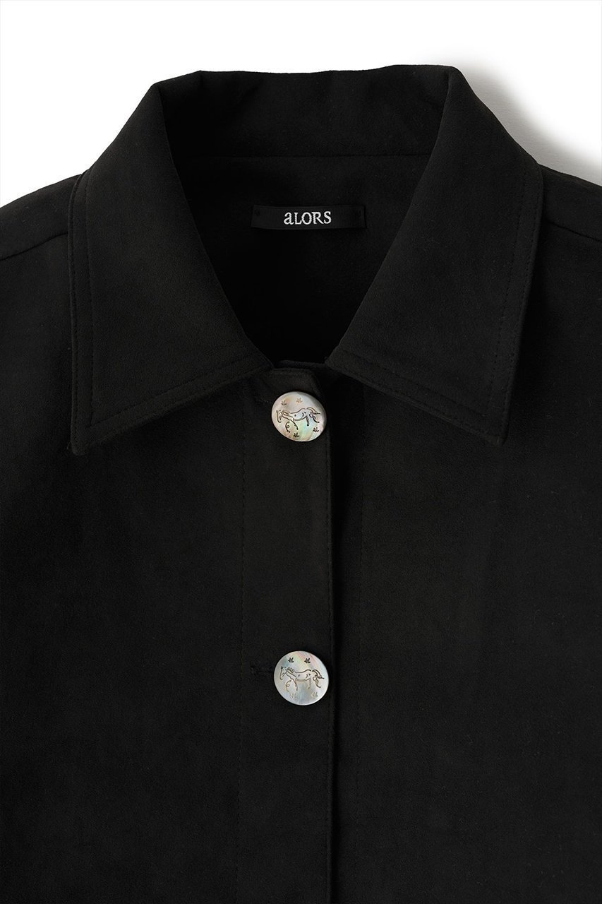 【アロー/aLORS】のVeste courte en Alcantara Noir de Lune Artemis ジャケット 大人の最旬トレンドファッション＆コーディネート founy(ファウニー) 　ファッション　Fashion　レディースファッション　Fashion for Women　アウター　Coat / Outerwear Collection　レディースジャケット・軽アウター　Jackets　イタリア　Italy　コンパクト　Compact, Small Size　ジャケット　Jacket, Outerwear　スリーブ　Sleeve, Long Sleeve / Short Sleeve　ドロップ　Drop Shoulder, Dropped Style　バランス　Balance, Style Balance　リュクス　Luxury, Elegant, High-End, Chic　エレガント 上品　Elegant　other-3|ID: prp329100004895205 ipo3291000000036595349