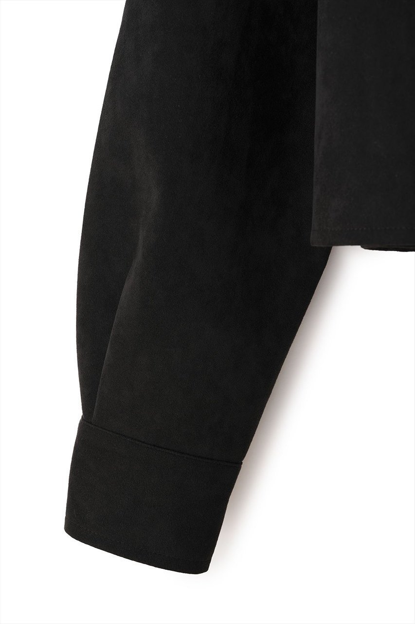 【アロー/aLORS】のVeste courte en Alcantara Noir de Lune Artemis ジャケット 大人の最旬トレンドファッション＆コーディネート founy(ファウニー) 　ファッション　Fashion　レディースファッション　Fashion for Women　アウター　Coat / Outerwear Collection　レディースジャケット・軽アウター　Jackets　イタリア　Italy　コンパクト　Compact, Small Size　ジャケット　Jacket, Outerwear　スリーブ　Sleeve, Long Sleeve / Short Sleeve　ドロップ　Drop Shoulder, Dropped Style　バランス　Balance, Style Balance　リュクス　Luxury, Elegant, High-End, Chic　エレガント 上品　Elegant　other-4|ID: prp329100004895205 ipo3291000000036595350