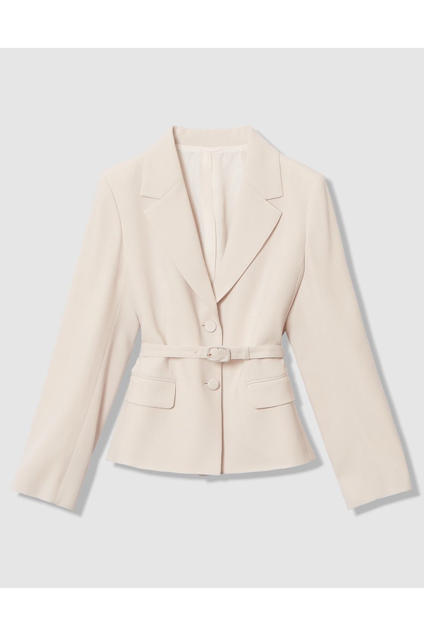 【アナイ/ANAYI】の【Eternal Line 2026】トリアセジョーゼットベルト付き ジャケット インテリア・キッズ・メンズ・レディースファッション・服の通販 founy(ファニー) ファッション Fashion レディースファッション Fashion for Women アウター Coat / Outerwear Collection レディースジャケット・軽アウター Jackets ベルト&ウエストマーク Belts & Waist Accessories おすすめ Recommended / Our Picks エレガント 上品 Elegant オケージョン Occasion Wear サテン Satin, Glossy Fabric ジャケット Jacket, Outerwear ジョーゼット Georgette, Semi-Sheer Fabric 吸水 Absorbent, Quick-Dry 結婚式 Wedding アイボリー|ID: prp329100004895211 ipo3291000000036595399