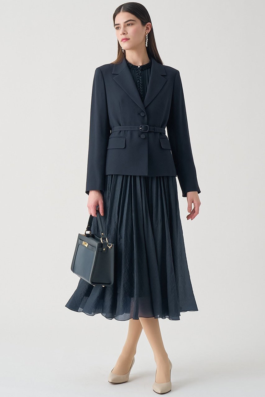 【アナイ/ANAYI】の【Eternal Line 2026】トリアセジョーゼットベルト付き ジャケット 人気、トレンドファッション・服の通販 founy(ファニー) ファッション Fashion レディースファッション Fashion for Women アウター Coat / Outerwear Collection レディースジャケット・軽アウター Jackets ベルト&ウエストマーク Belts & Waist Accessories おすすめ Recommended / Our Picks エレガント 上品 Elegant オケージョン Occasion Wear サテン Satin, Glossy Fabric ジャケット Jacket, Outerwear ジョーゼット Georgette, Semi-Sheer Fabric 吸水 Absorbent, Quick-Dry 結婚式 Wedding other-8|ID: prp329100004895211 ipo3291000000036595407